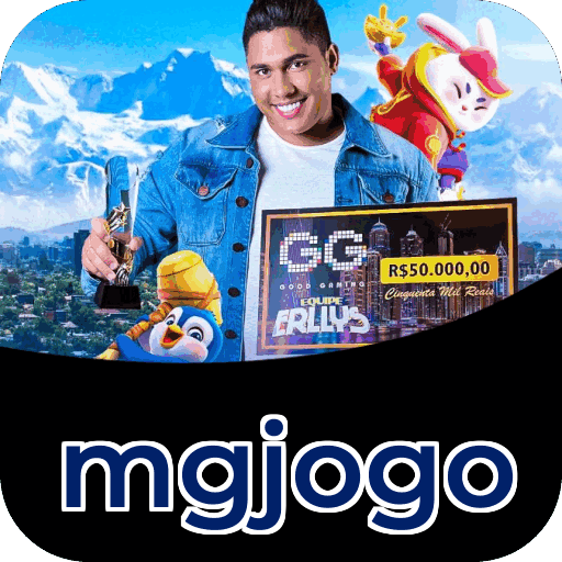 Interface do aplicativo mgjogo mostrando jogos disponíveis no iOS e Android